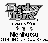 Frisky Tom (Japan) Title Screen